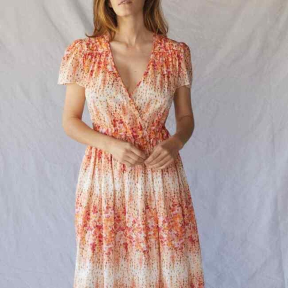 Christy Dawn The Dawn Dress Sunset Gladiola Organic Cotton, Size S